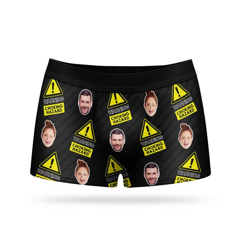 Choking Hazard Mens Underwear Funny Gift For Men Boyfriend Husband
