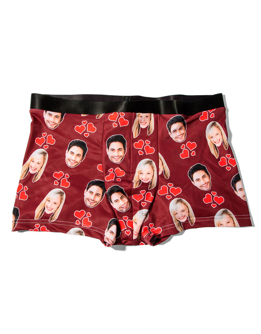 Custom Men's Print Boxer Briefs Underwear With Wife's Face Valentine's Day  Gifts