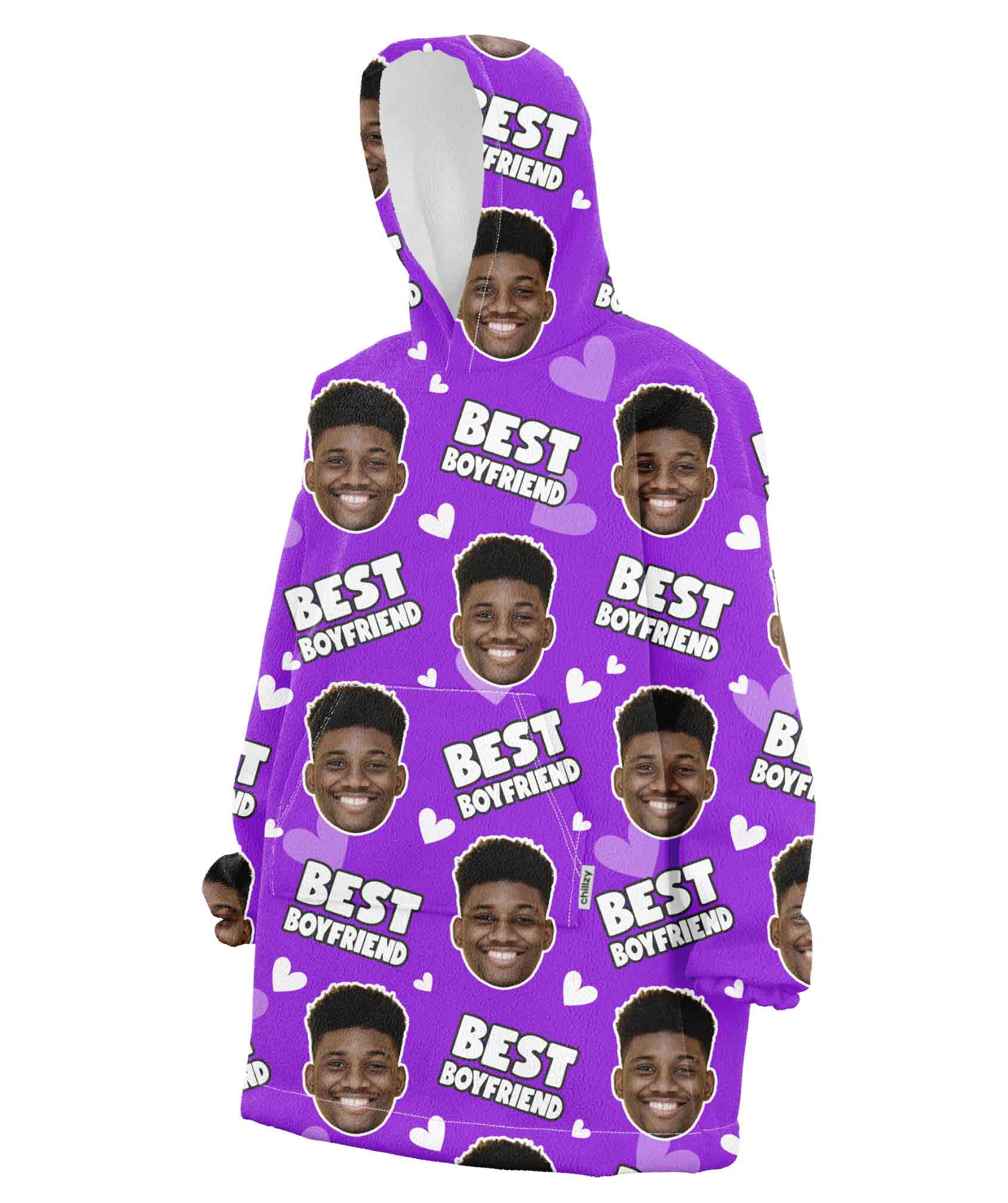 Best Boyfriend Hoodie Blanket Custom Blanket Hoodie