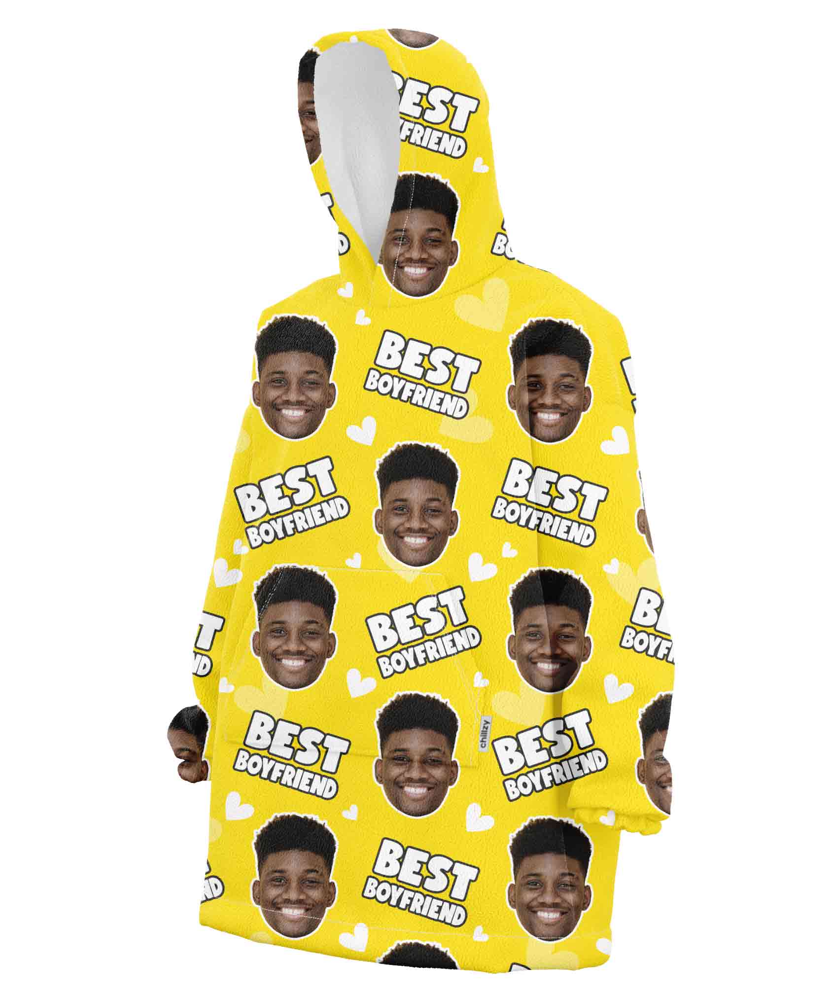 Best Boyfriend Hoodie Blanket Custom Blanket Hoodie