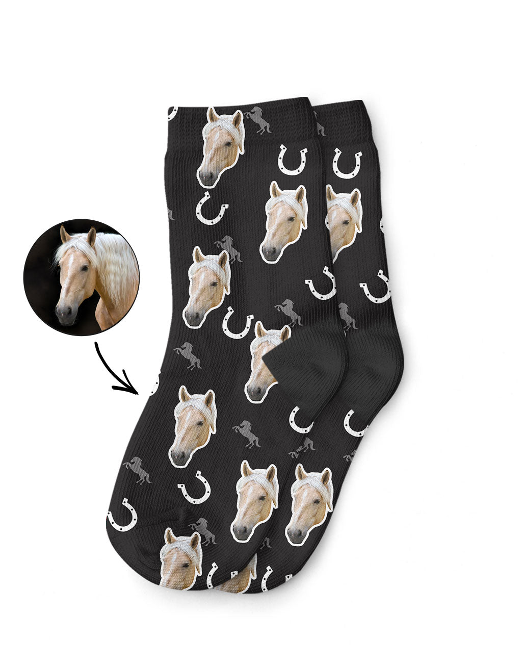 Your Horse on Childrens Socks