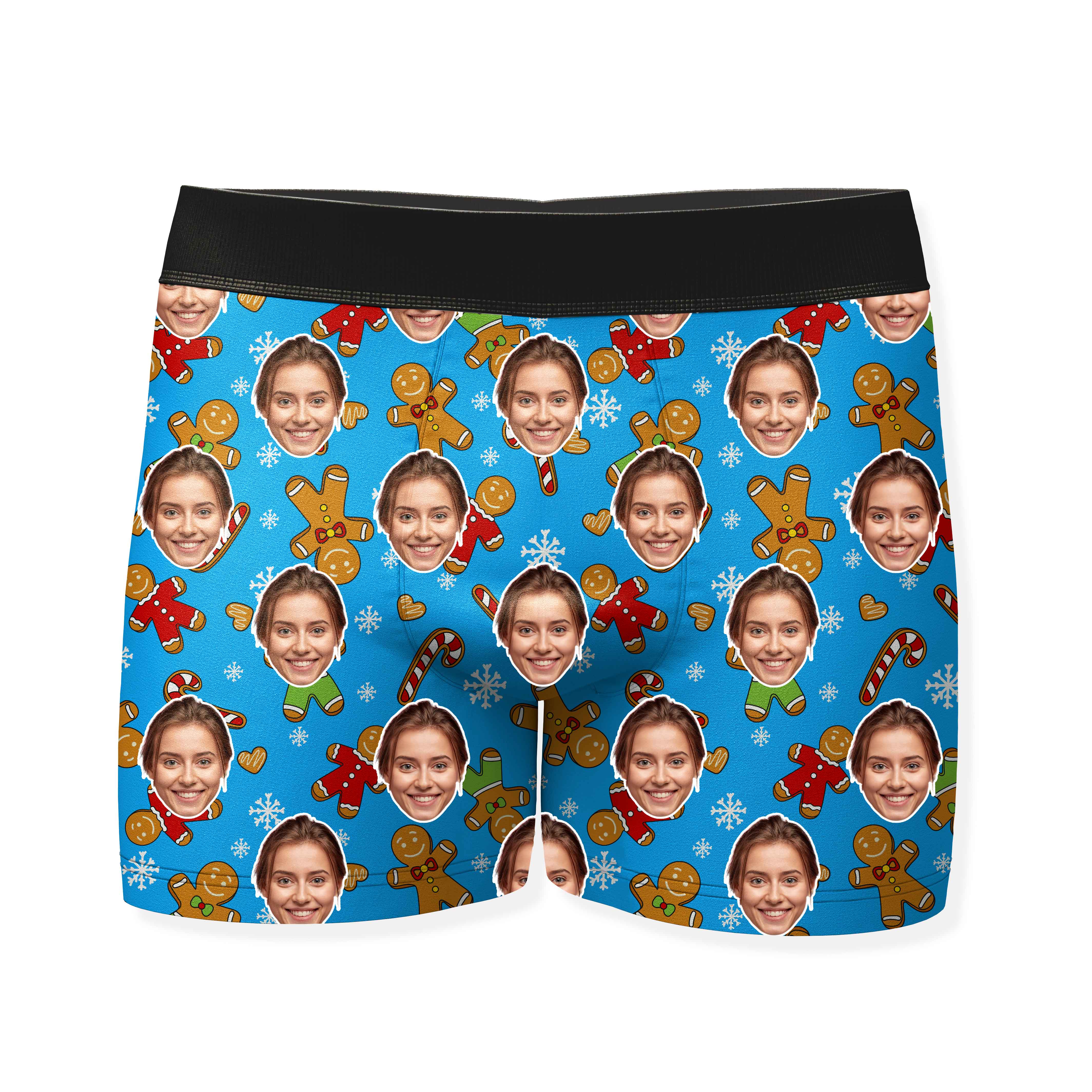 Gingerbread Me Custom Boxers