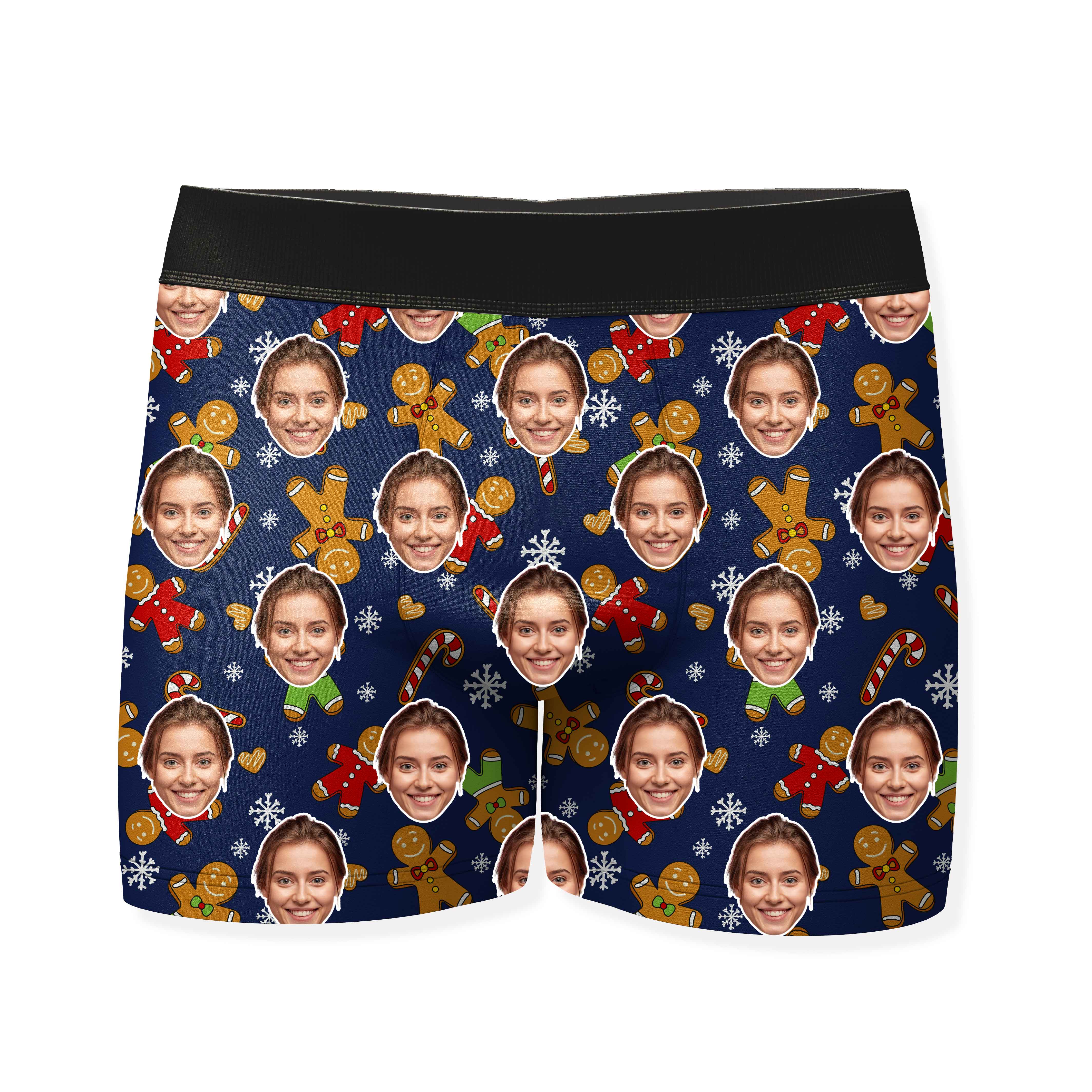 Gingerbread Me Custom Boxers