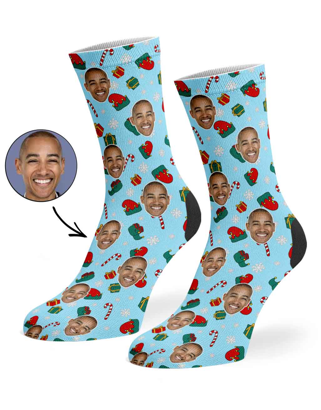 Elf Me Custom Socks