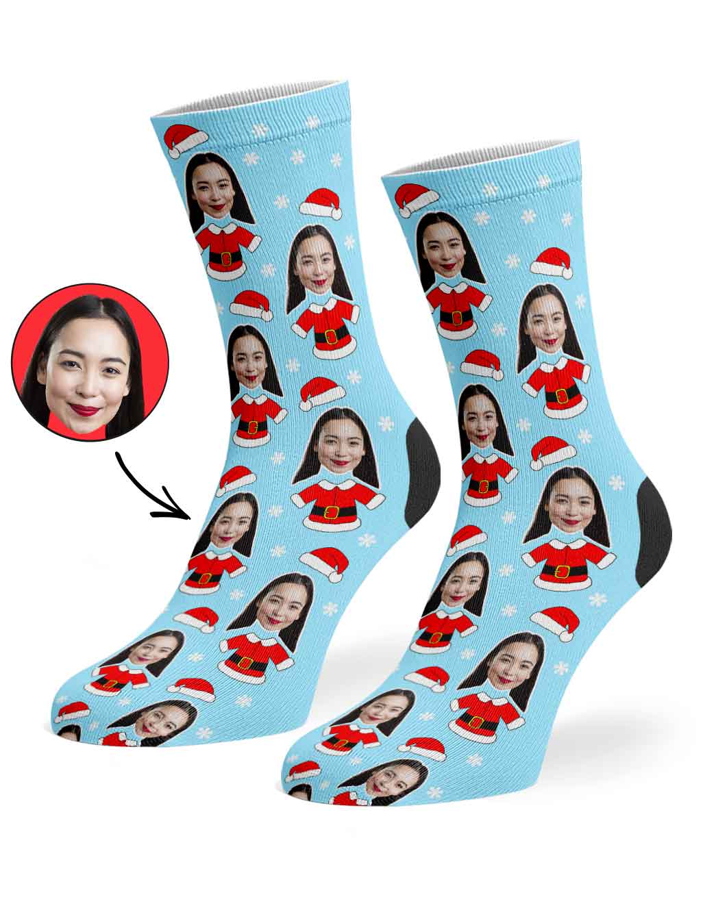 Santa Custom Socks