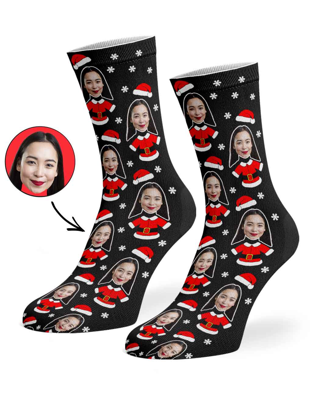 Santa Custom Socks