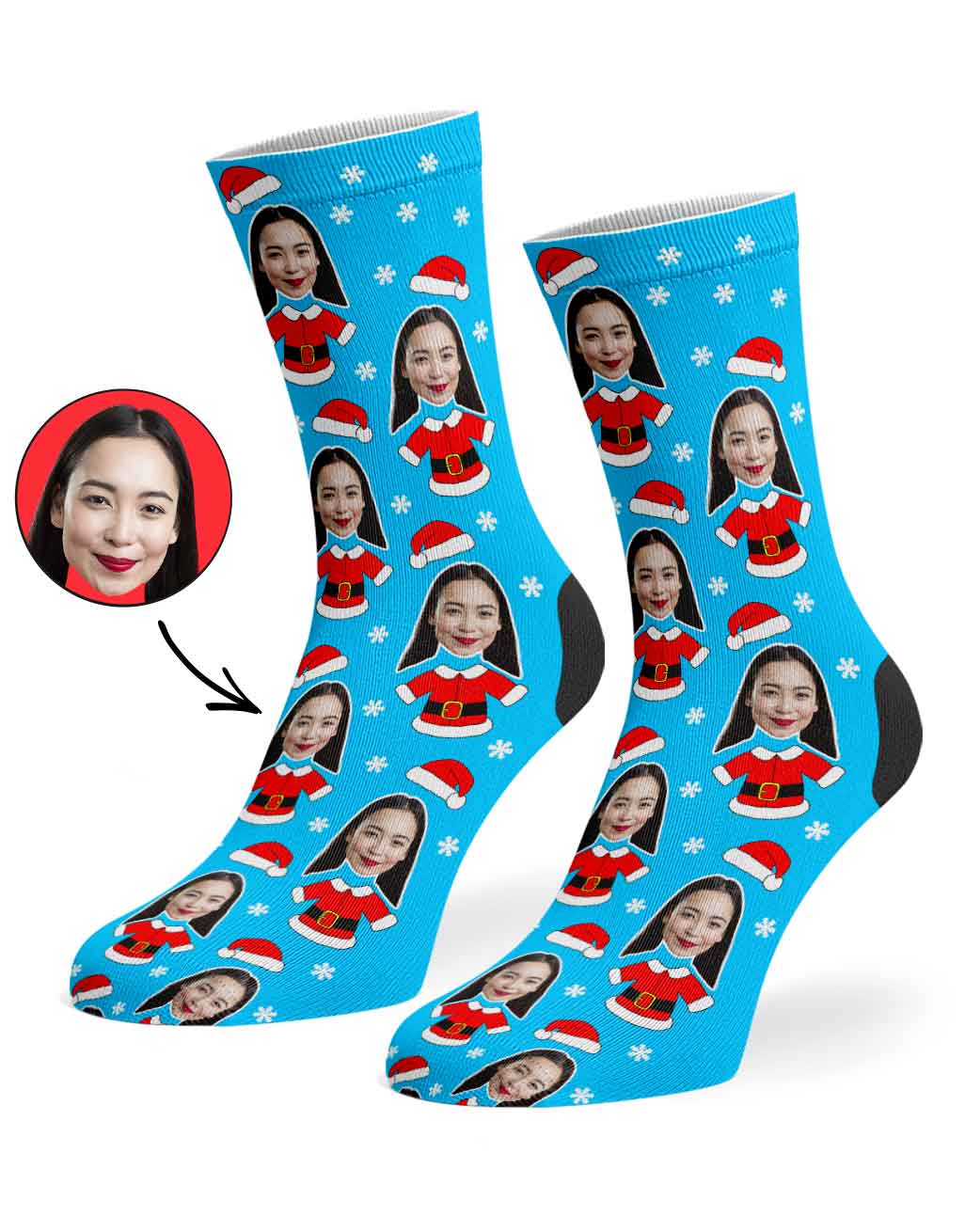 Santa Custom Socks