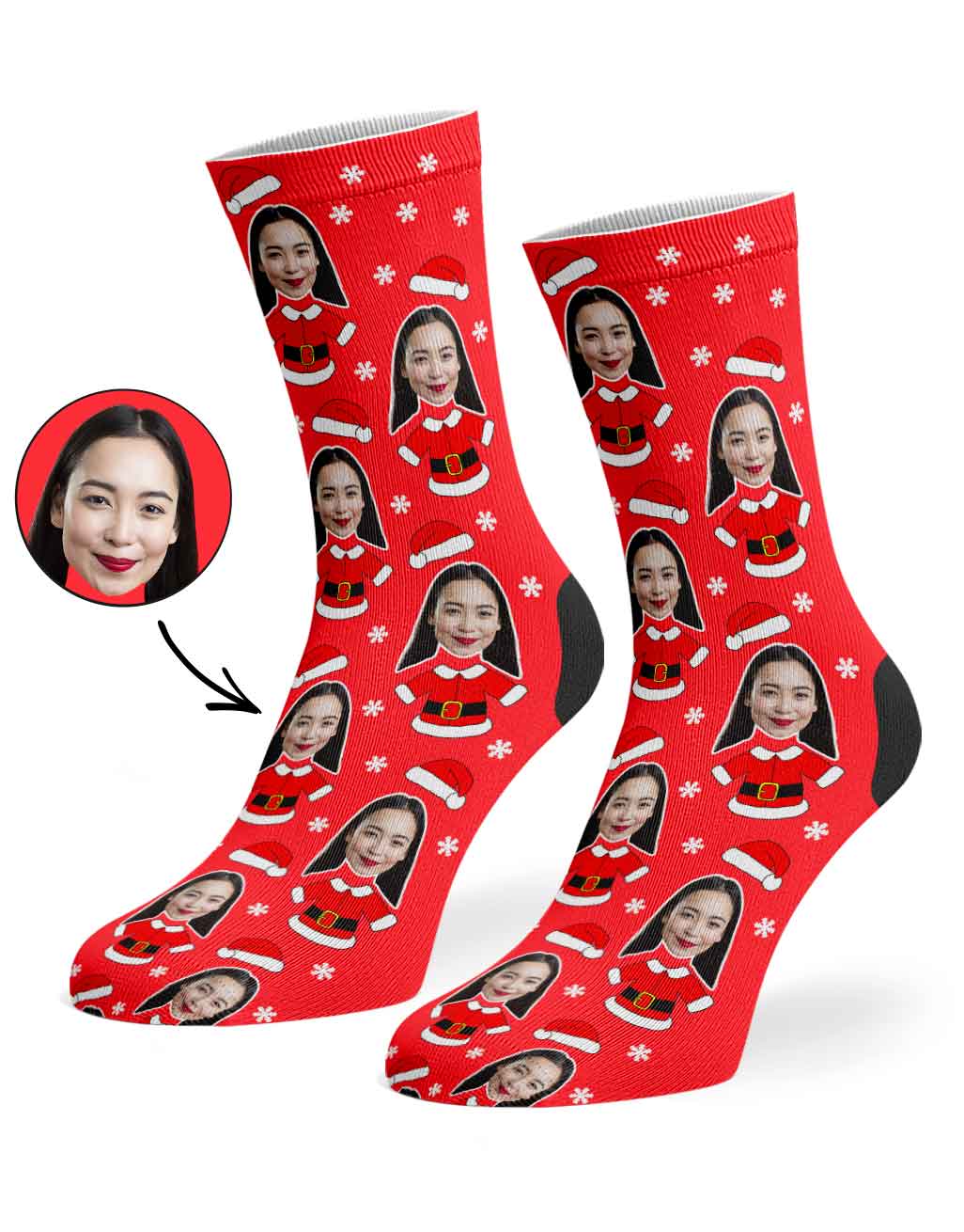 Santa Custom Socks