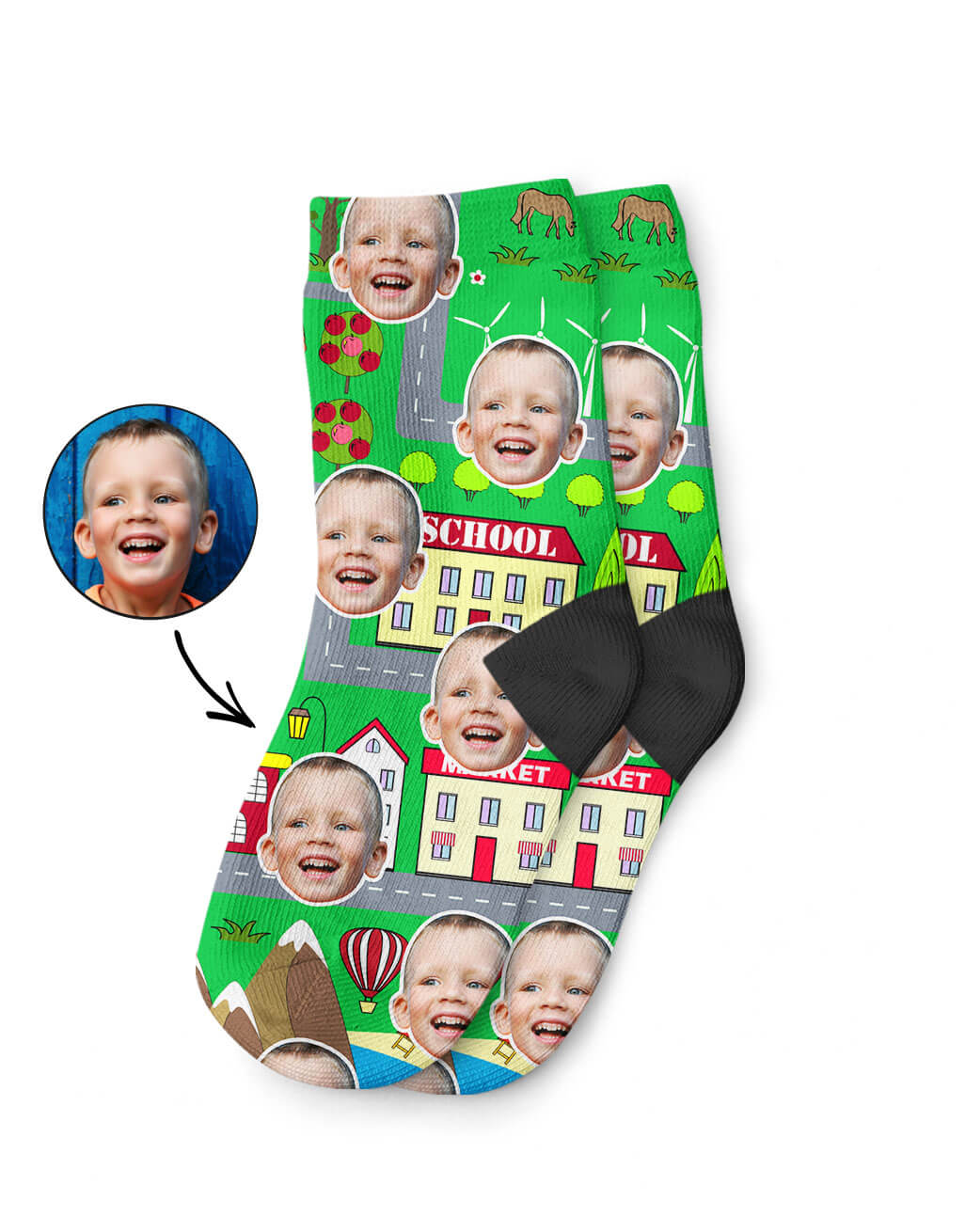 Carpet Track Kids Socks