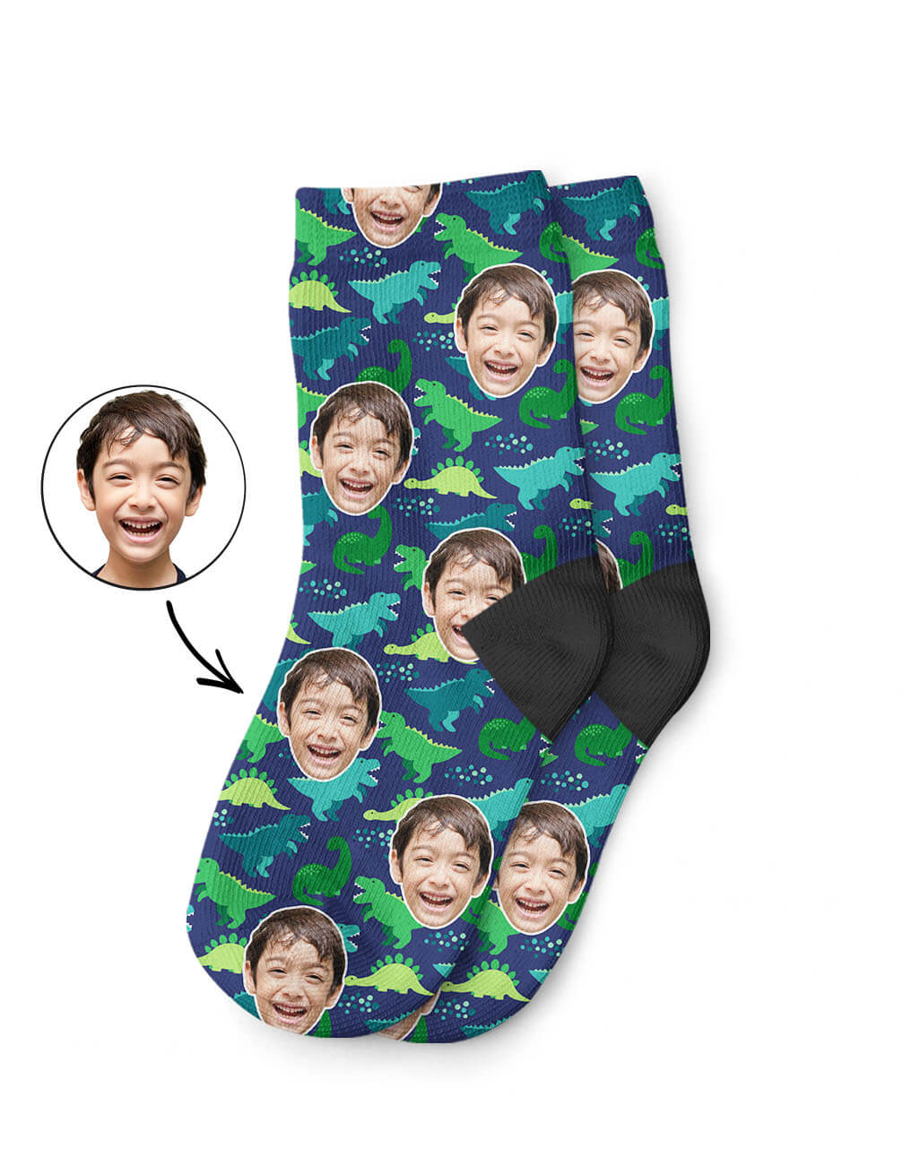 Dinosaur Pattern Kids Socks Gift