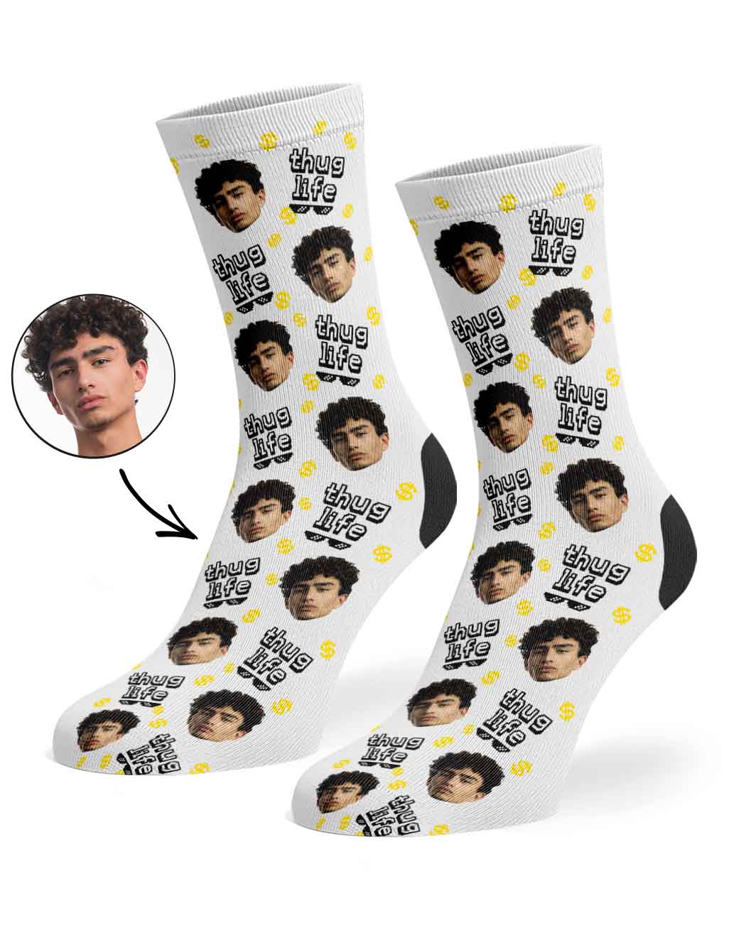 Thug Life Custom Socks