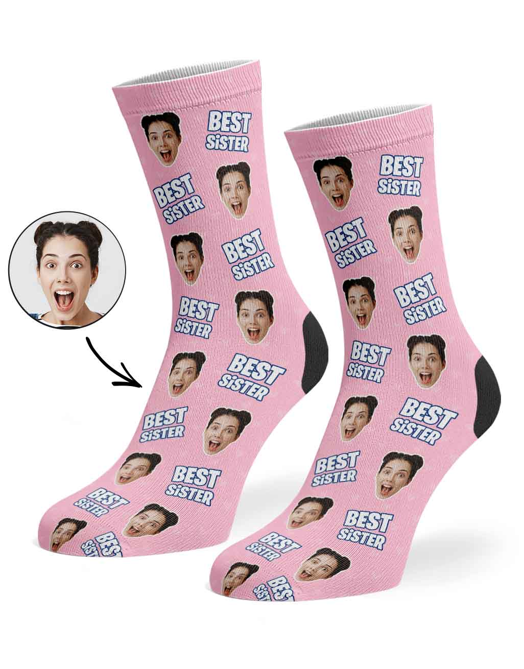 Best Sister Custom Socks