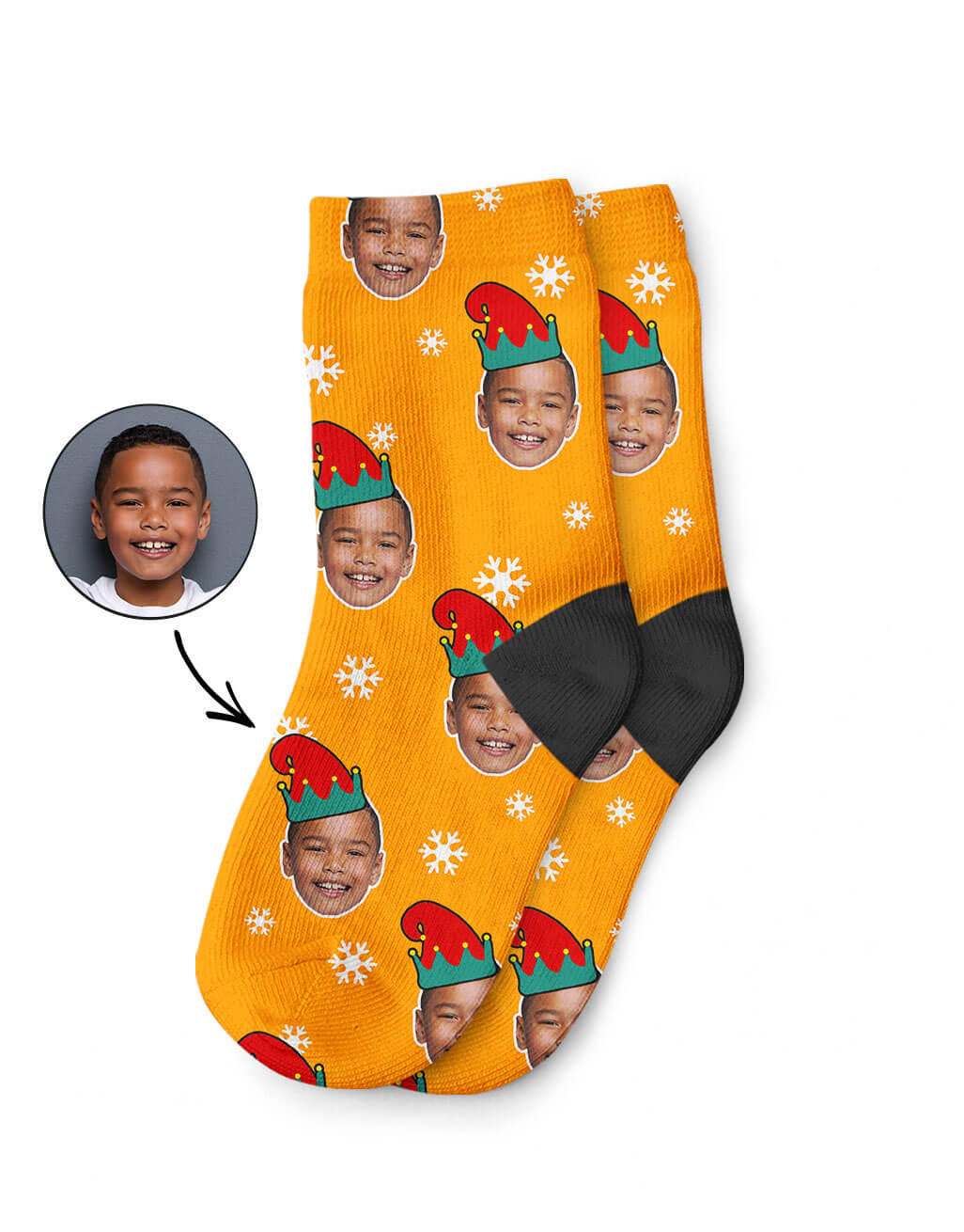 Elf Me Kids Socks Gift