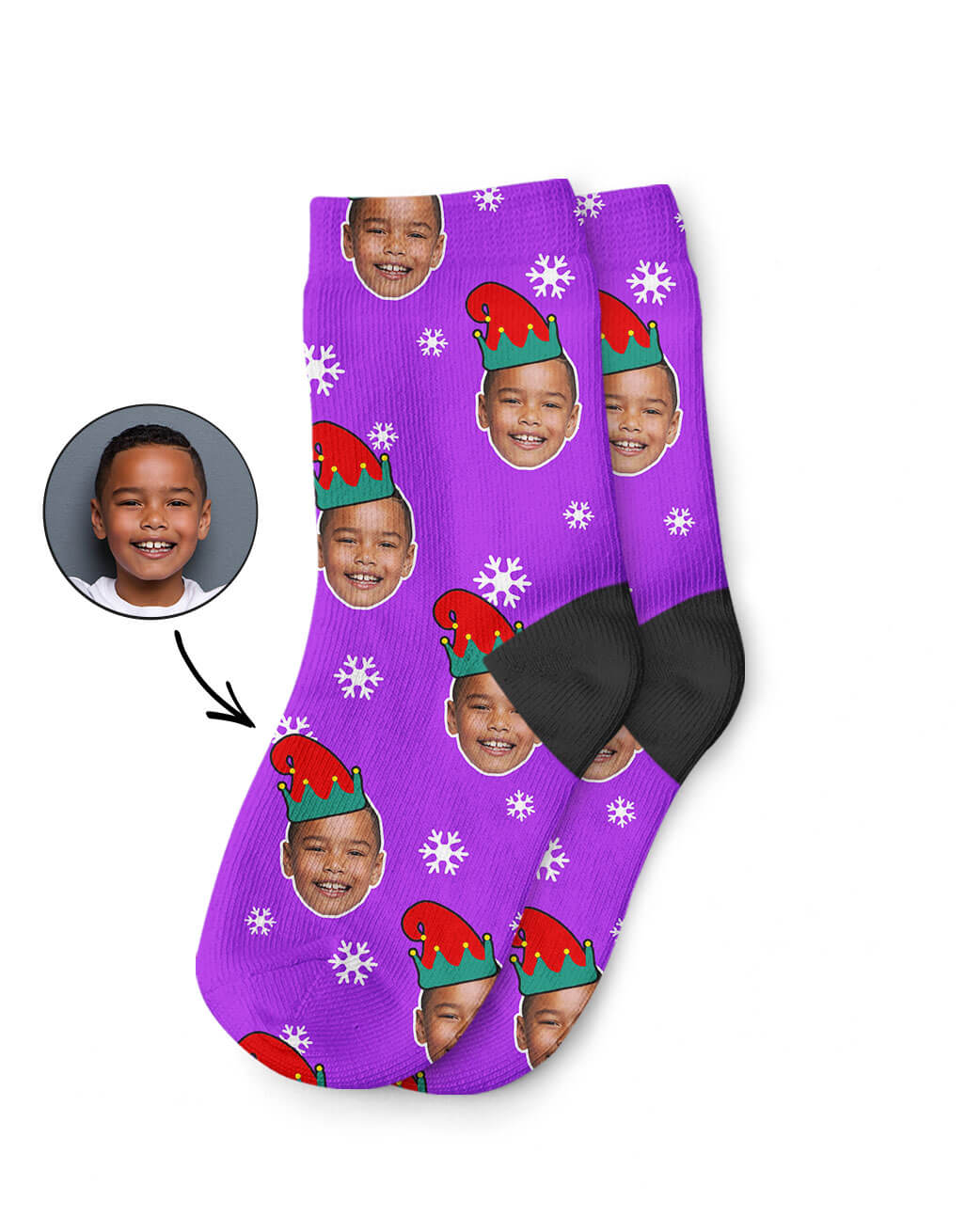 Christmas Elf Me Kids Socks Gift