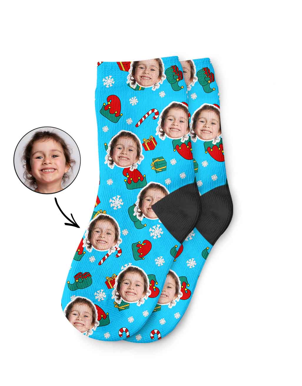 Elf Me Kids Socks