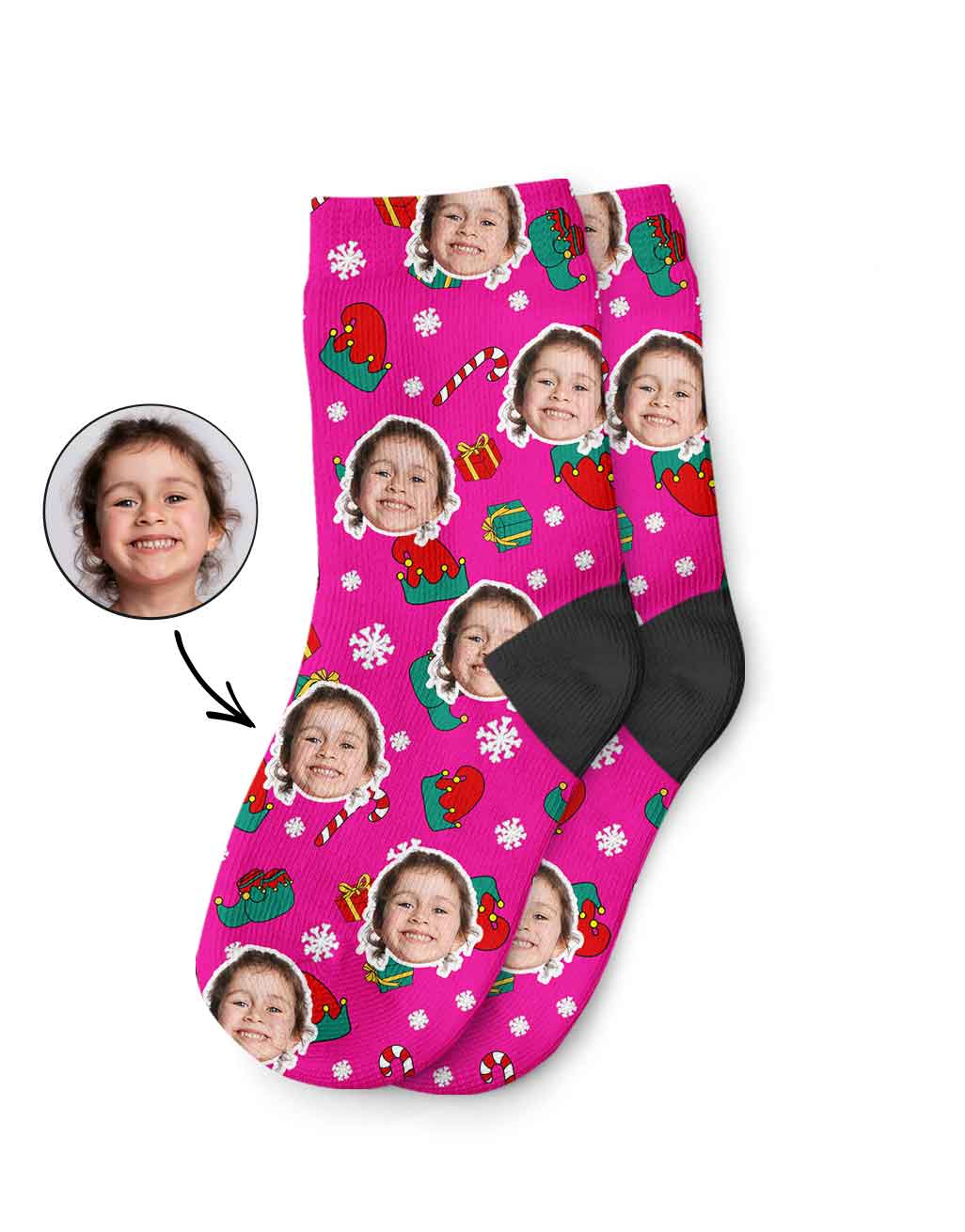 Elf Me Kids Socks