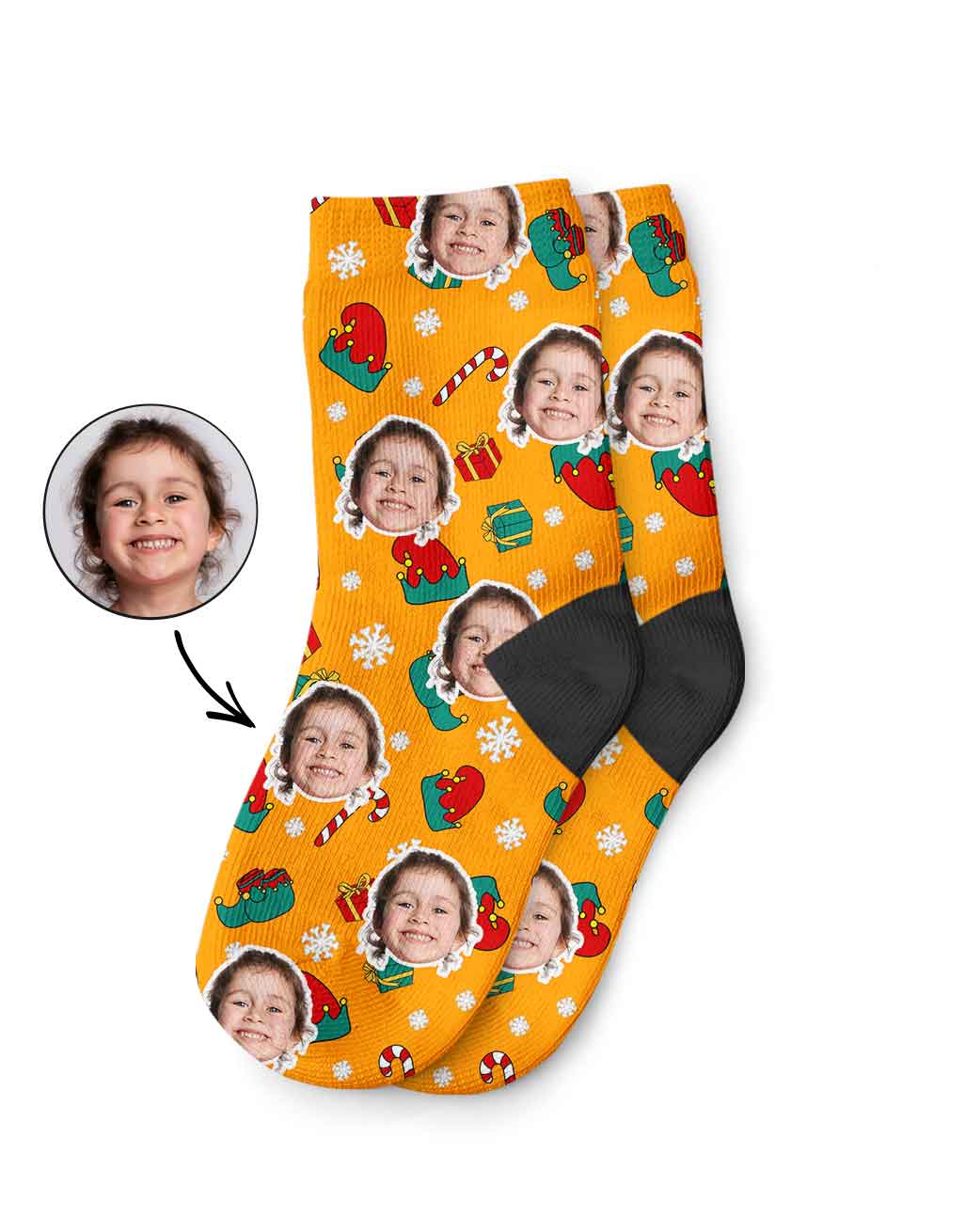 Elf Me Kids Socks