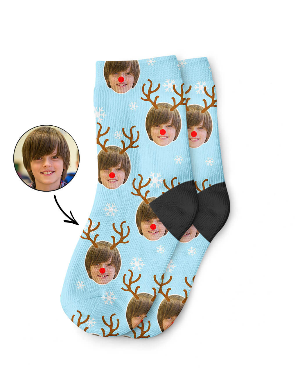 Reindeer Kids Socks