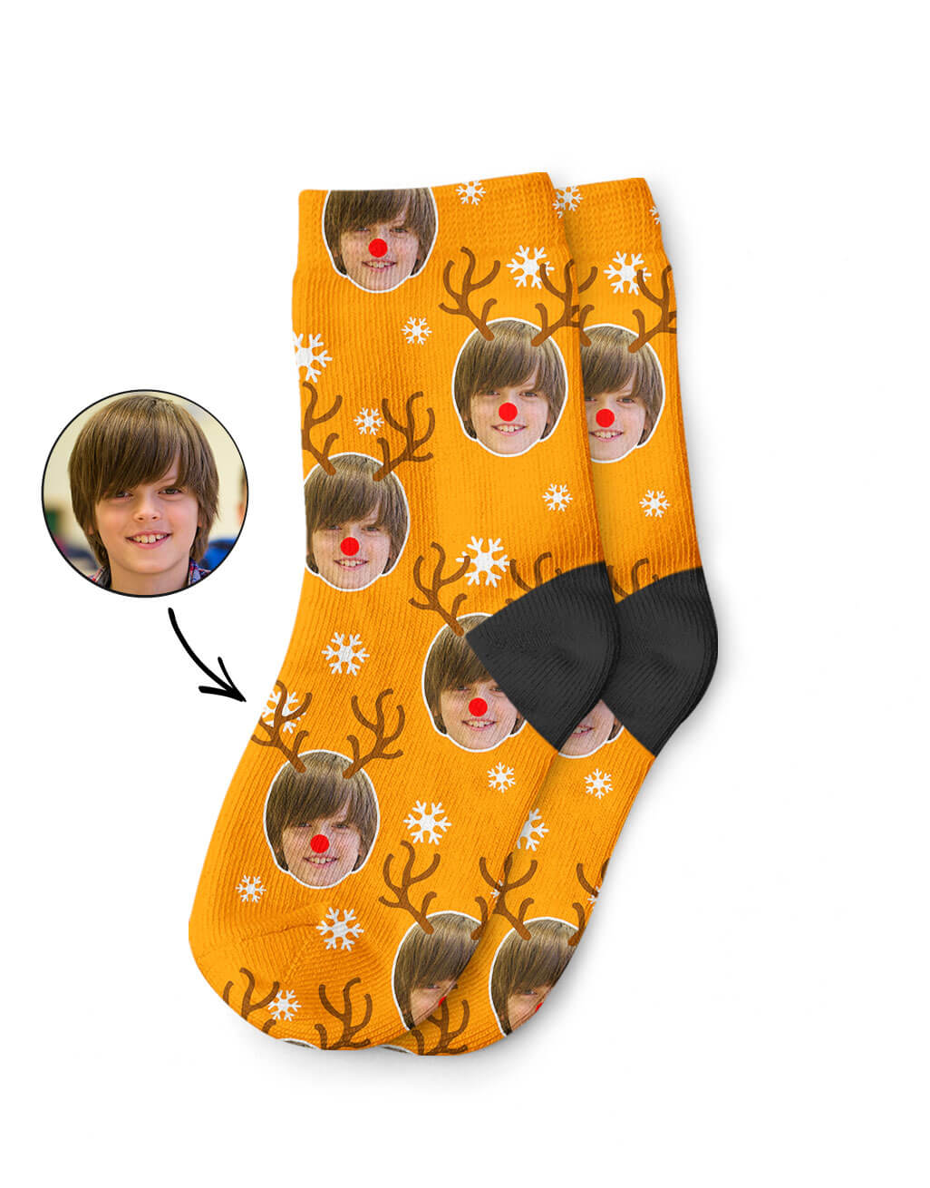 Reindeer Me Kids Socks