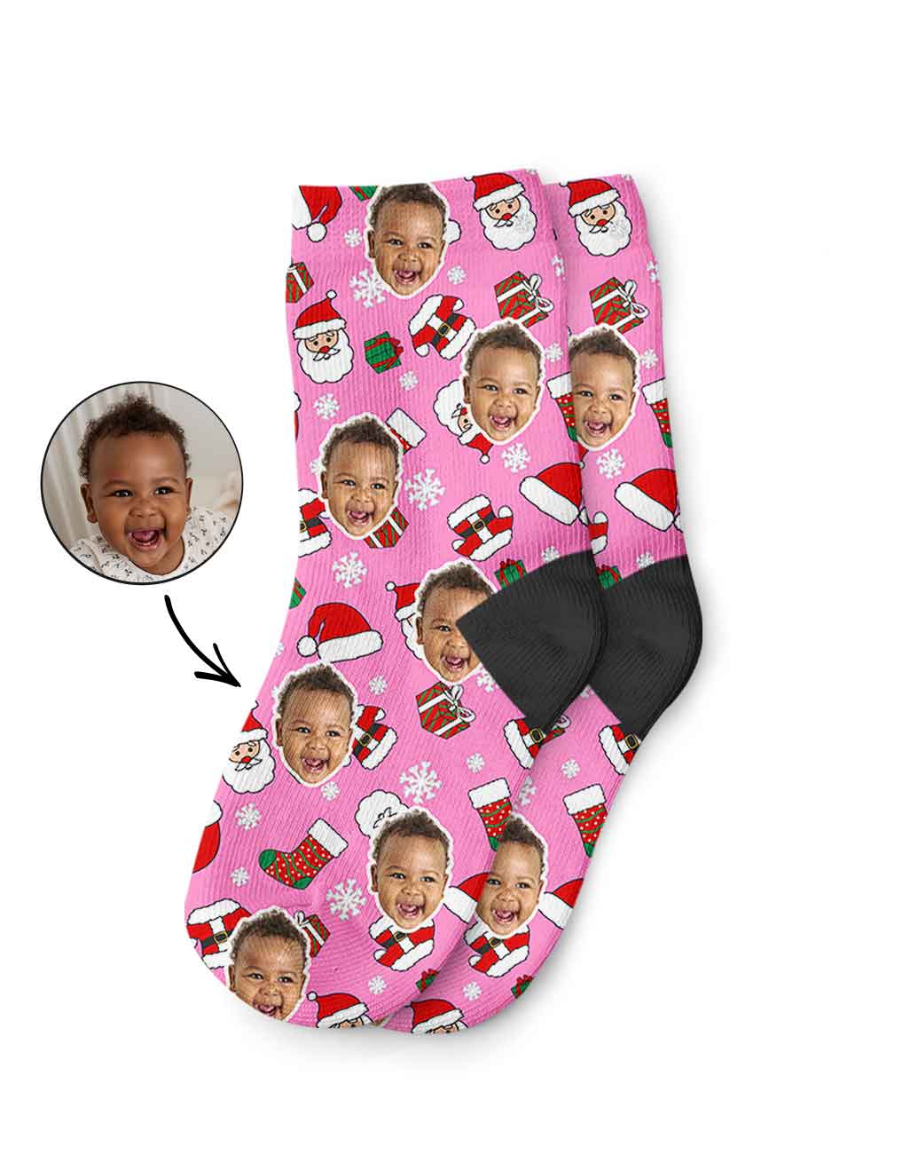 Santa Me Kids Socks