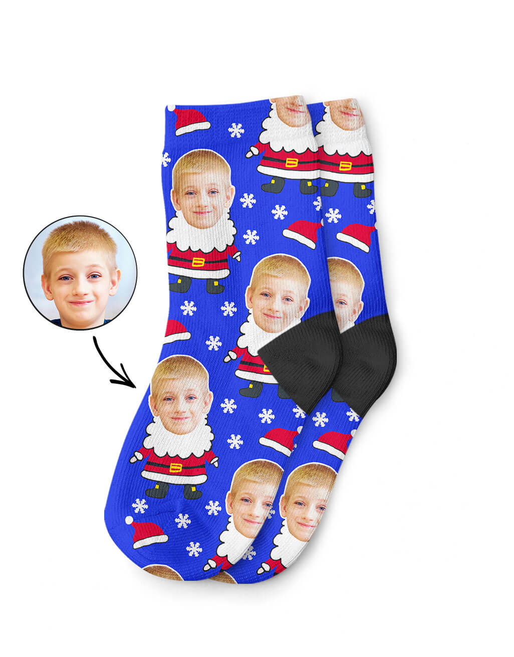 Santa Kids Christmas Socks