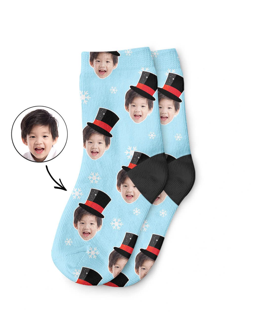 Snowman Me Kids Socks