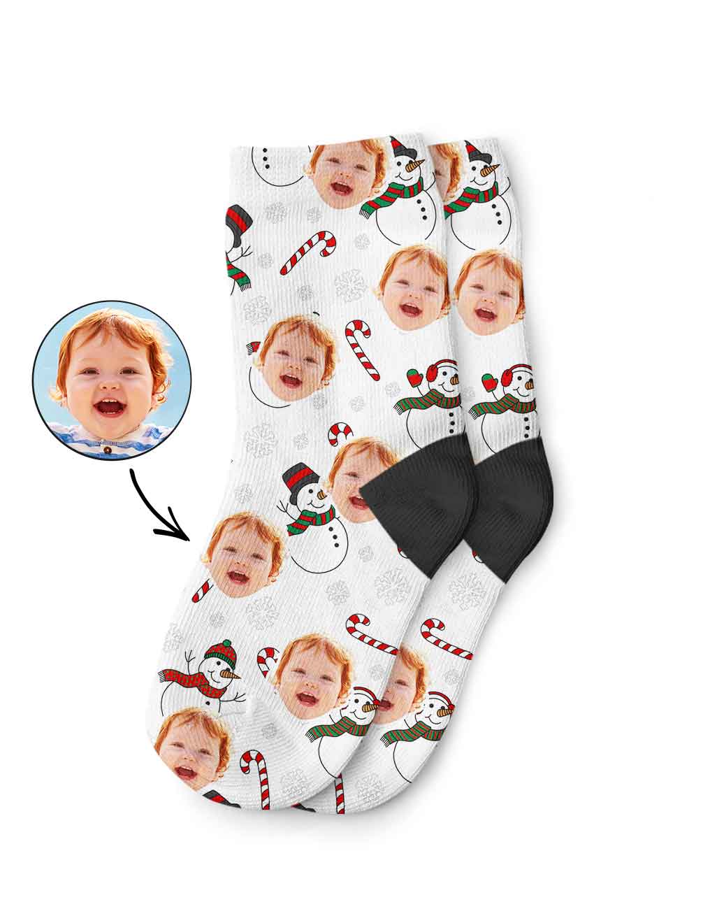 Snowman Me Kids Socks