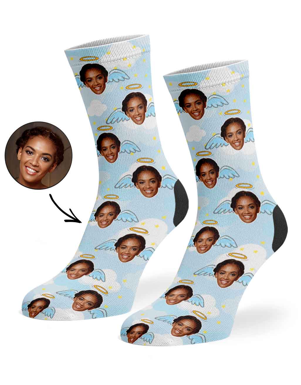 Angel Me Custom Socks