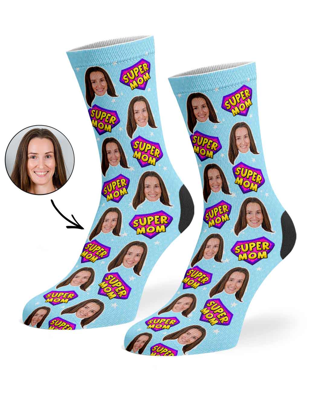 Super Mom Custom Socks