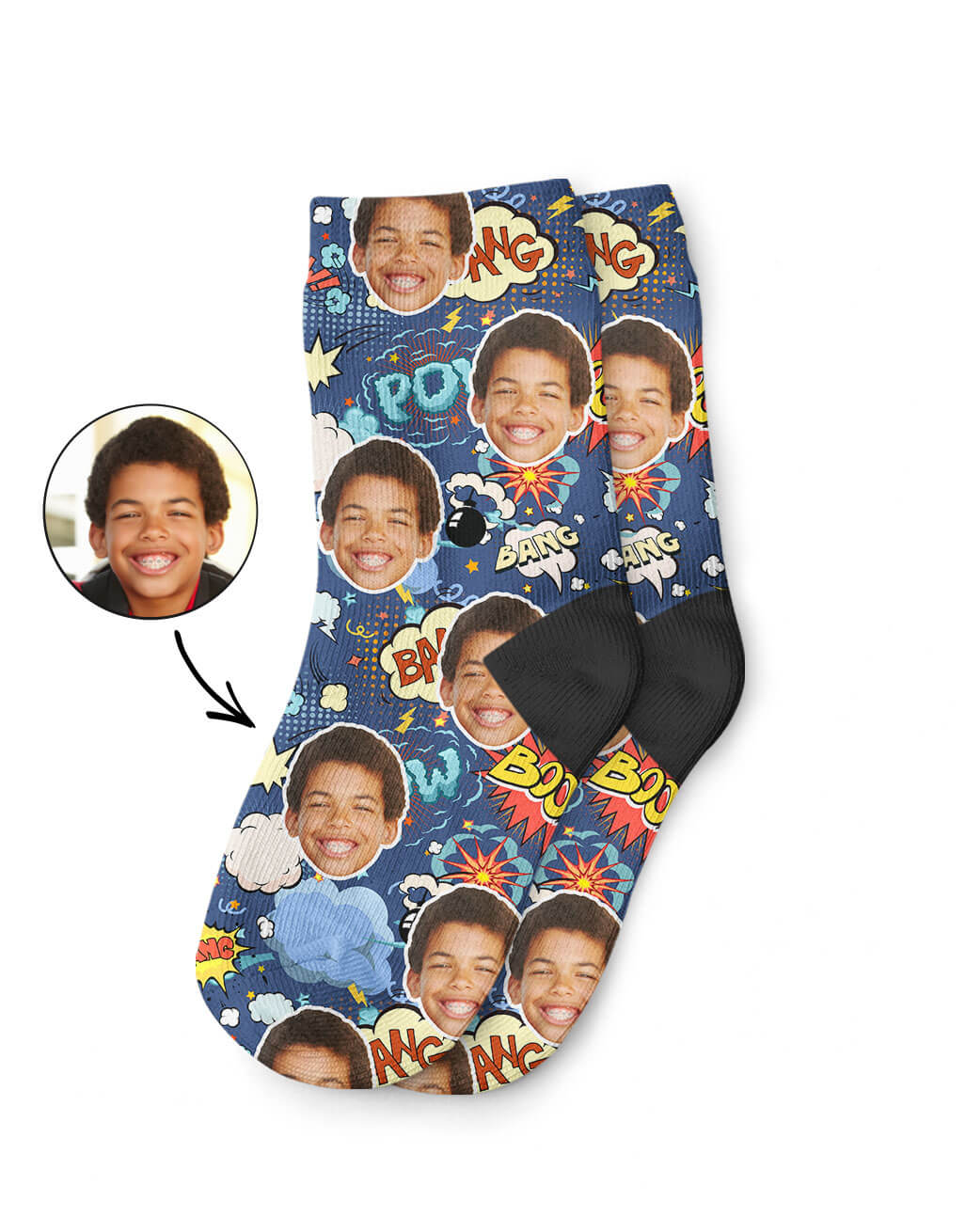 Comic Kids Socks