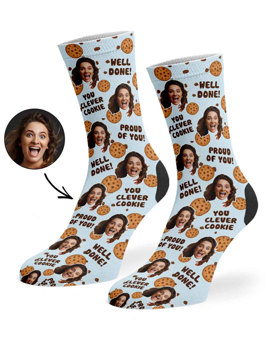 Clever Cookie Custom Socks