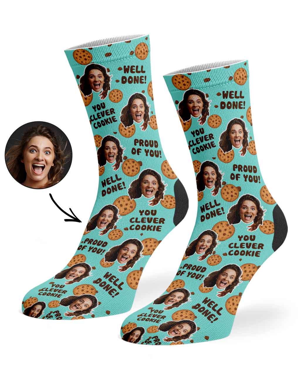 Clever Cookie Custom Socks