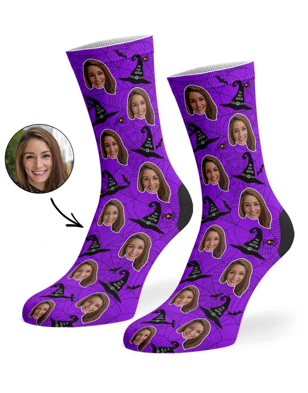 The Best Witch Custom Socks