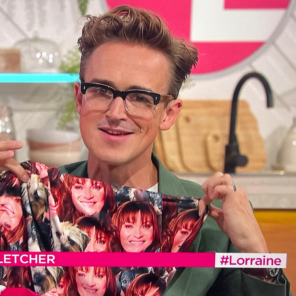 tom fletcher wearing custom pajamas