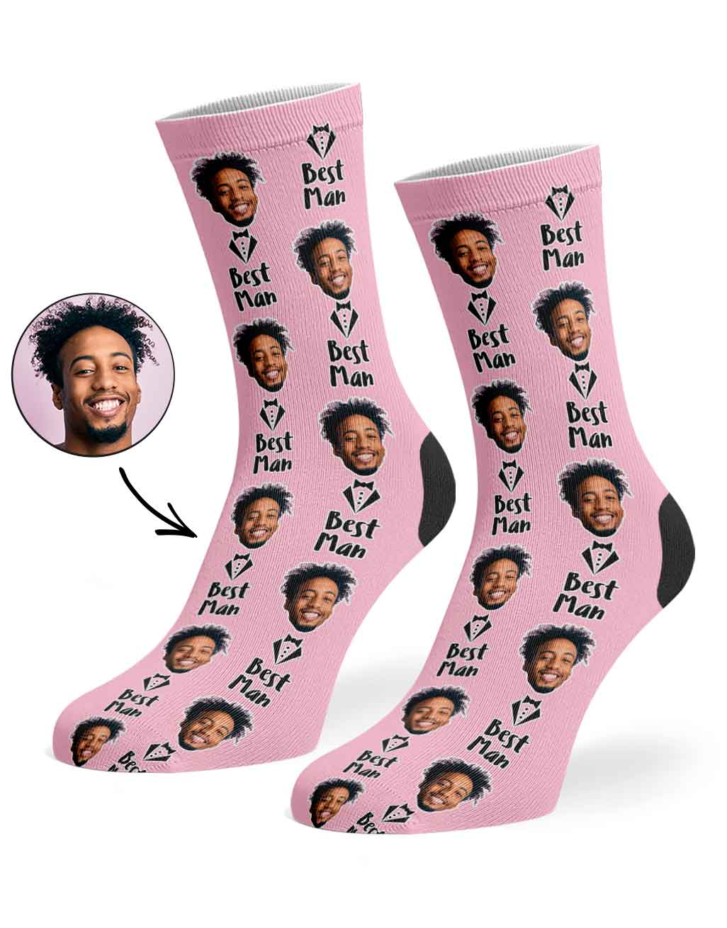 Best Man Custom Socks