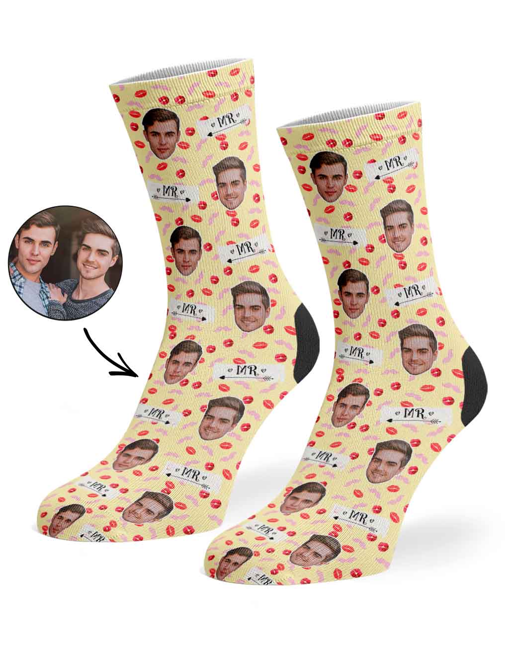 Mr & Mr Signs Custom Socks