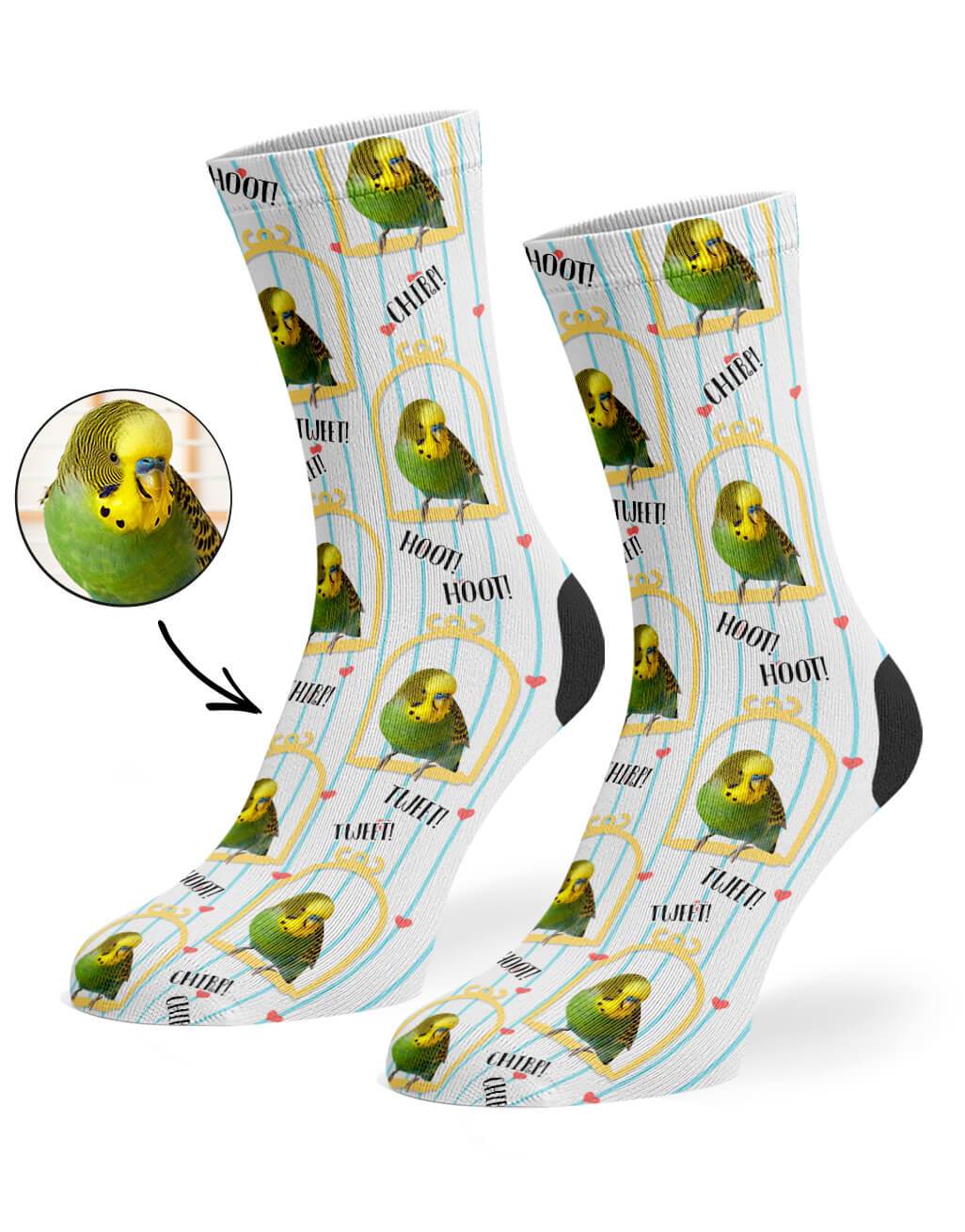 Bird Cage Custom Socks