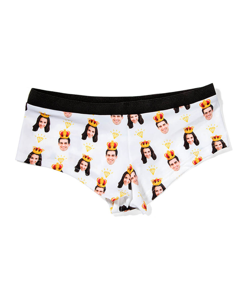 King & Queen Custom Thong - Custom Underwear – Super Socks