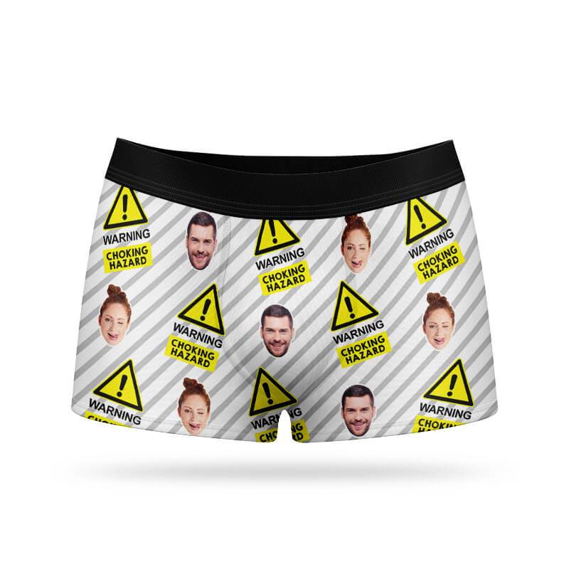 Choking Hazard Custom Boxers Personalized Boxers