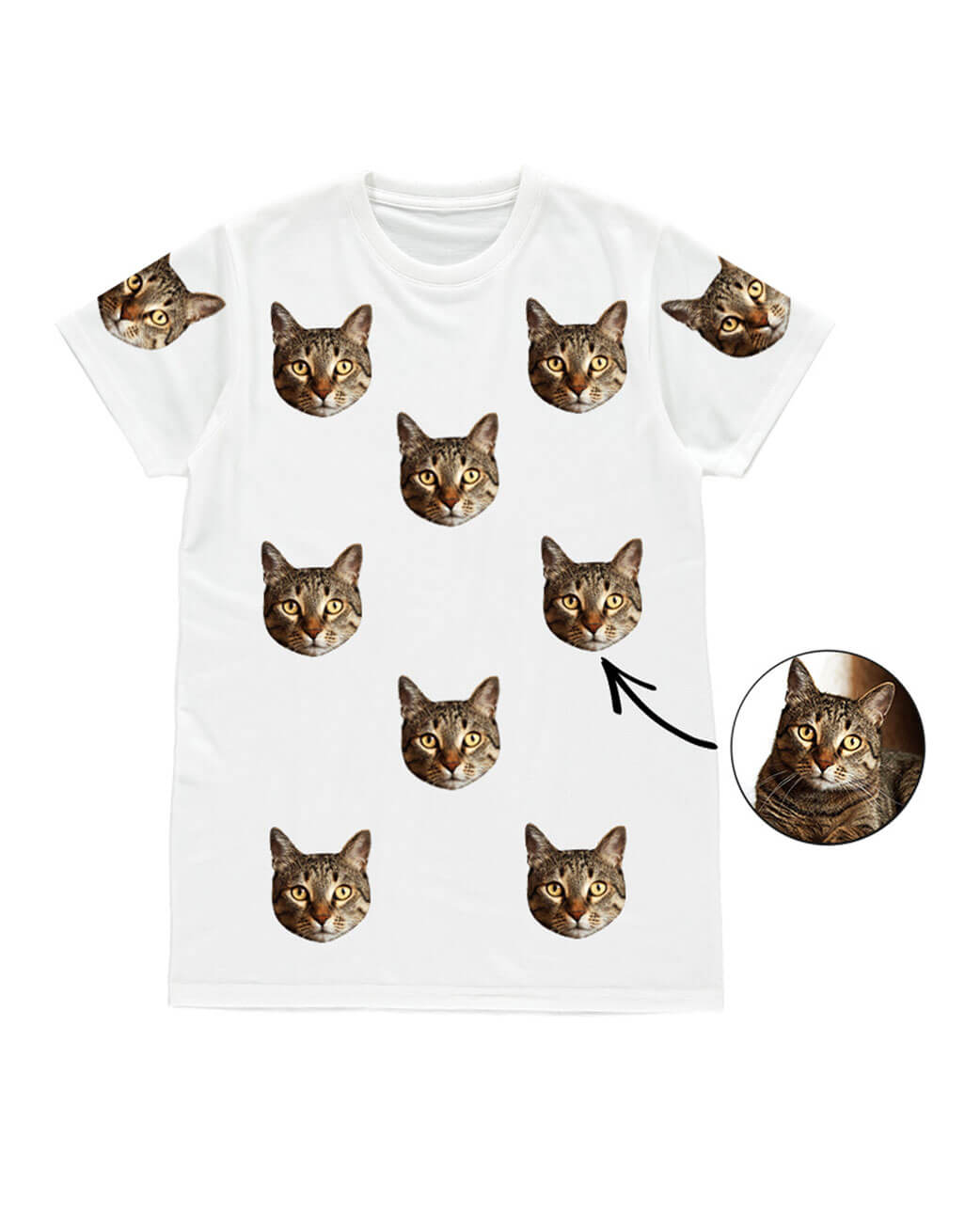 Your Cat On Personalized Men's T-Shirt