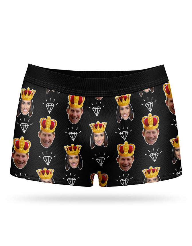 King & Queen Custom Thong - Custom Underwear – Super Socks