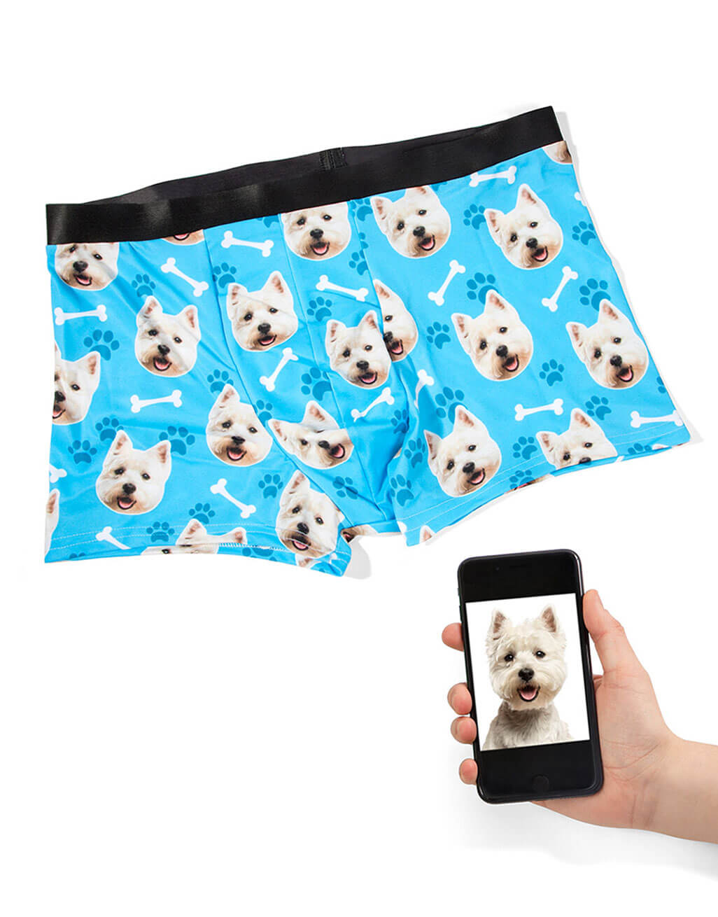 Custom Photo Dog Boxer Shorts - Funny Face Underwear – MyPhotoSocksUS
