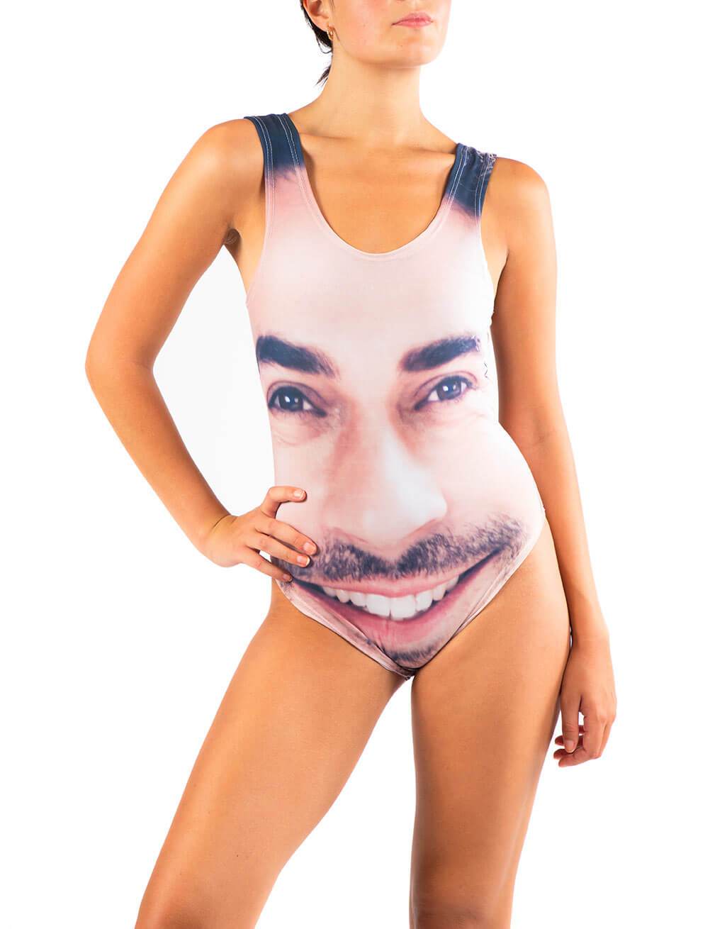 Your Face Custom Bathing Suit Custom Swimsuit