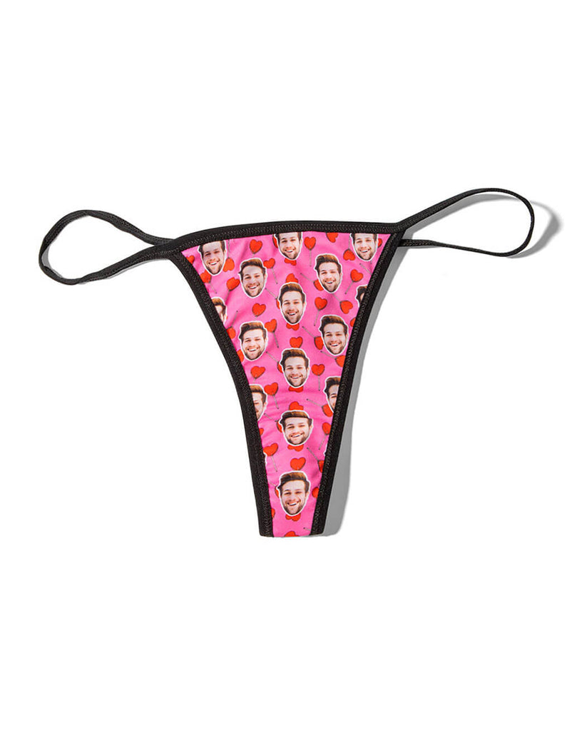 Heart Lollipops Custom Thong - Custom Underwear – Super Socks