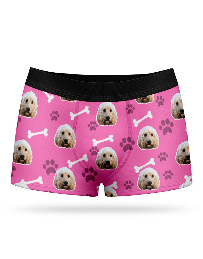 Loose Boxers For Women Personalized Funny Underwear With Custom Pet Designs  - Geeowl